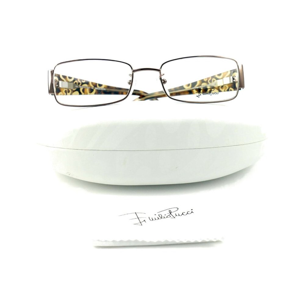 Emilio Pucci Rectangle Women Chesnut Metal Frame - Picture 5 of 5